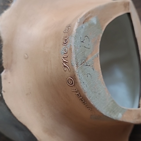 NATIVE AMERICAN INDIGENOUS WOMAN CHALKWARE BUST PROVINCIAL MOLD 1981 - Picture 9 of 10